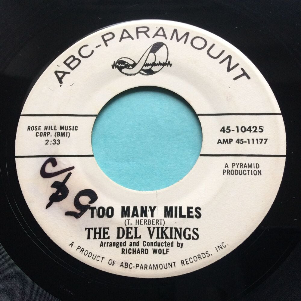 Del Vikings - Too many miles - ABC promo (wol) - VG+