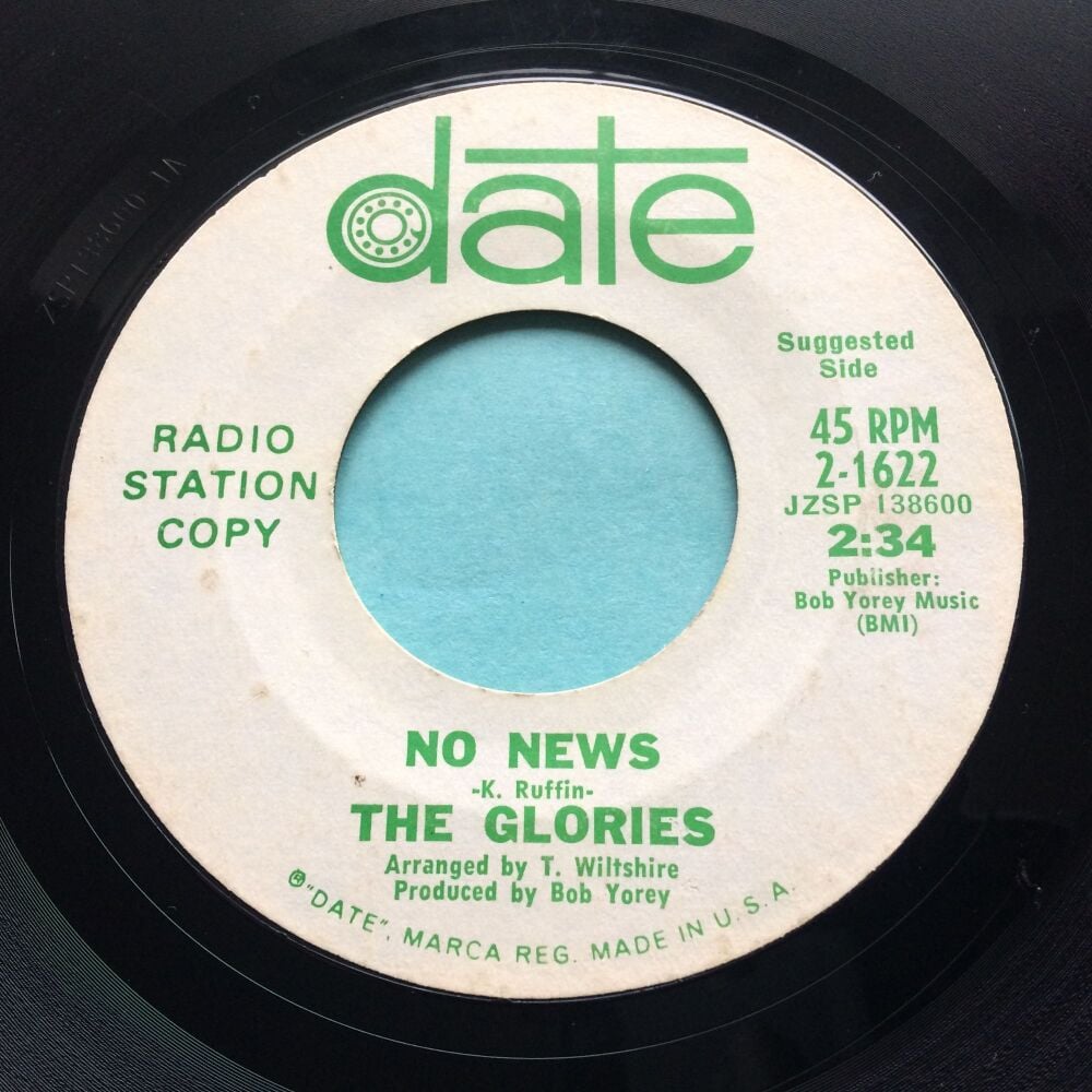 Glories - No news - Date promo - VG+