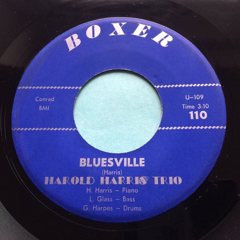 Harold Harris Trio - Bluesville - Boxer - Ex