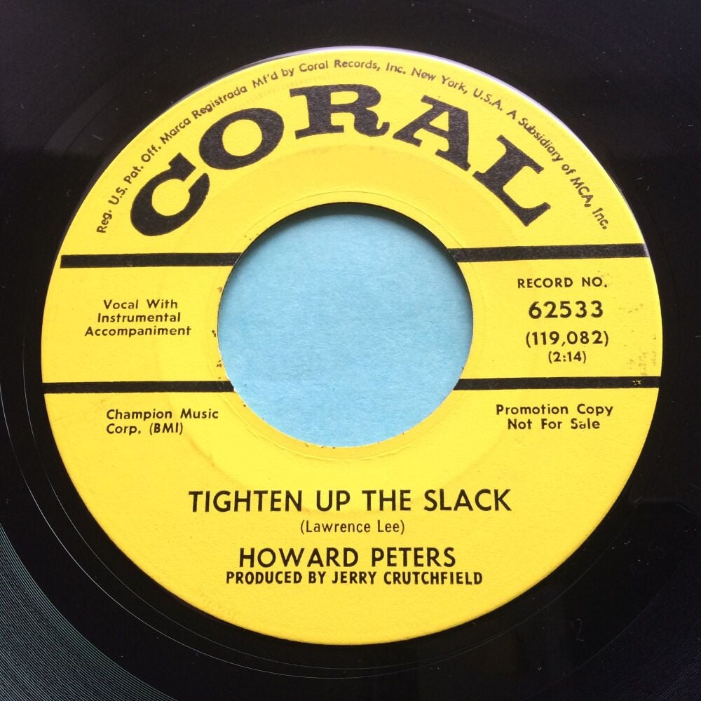 Howard Peters - Tighten up the slack - Coral promo - Ex