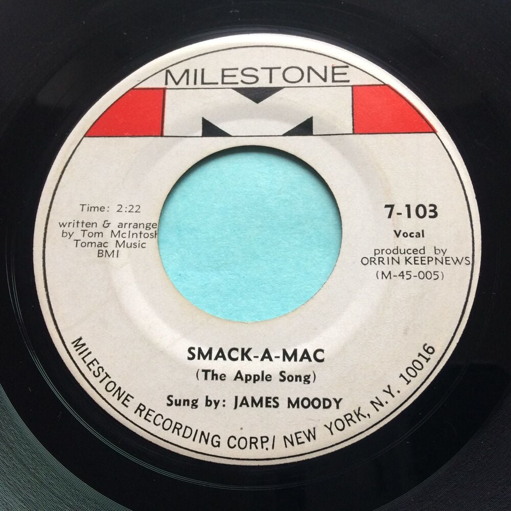 James Moody - Smack-a-mac - Vocal/Instro - Milestone - VG+