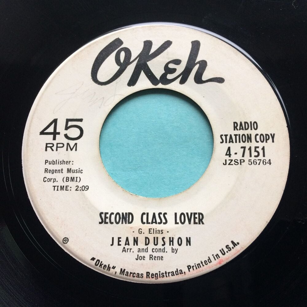 Jean Dushon - Second class lover - Okeh promo - VG+