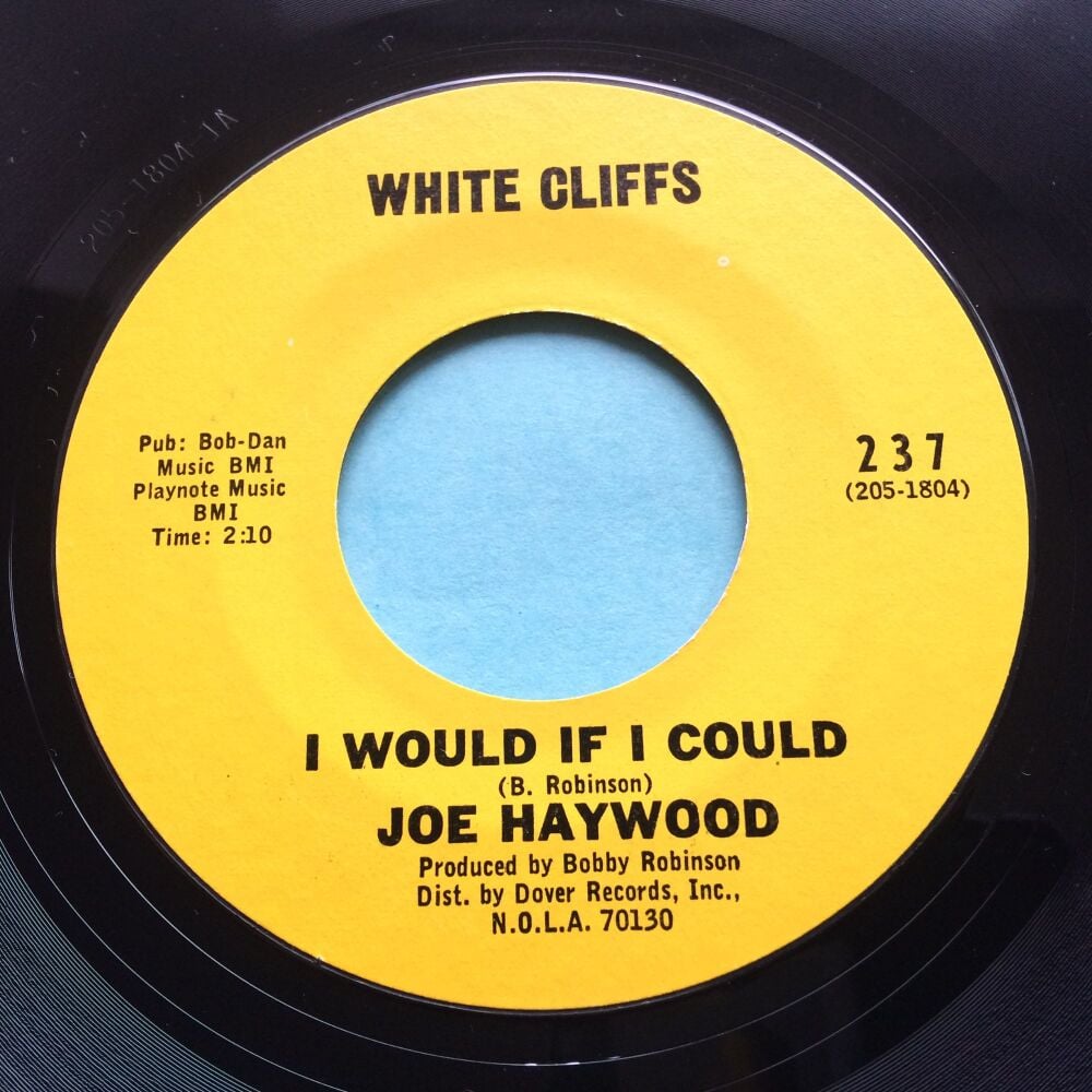 Joe Haywood - I would if I could - White Cliffs - Ex