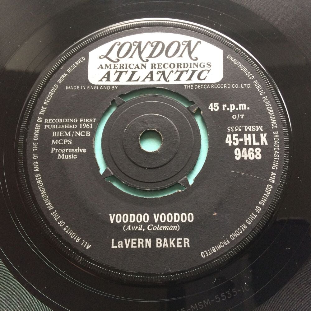 Lavern Baker - Voodoo voodoo b/w Hey, Memphis - U.K. London Atlantic - VG+