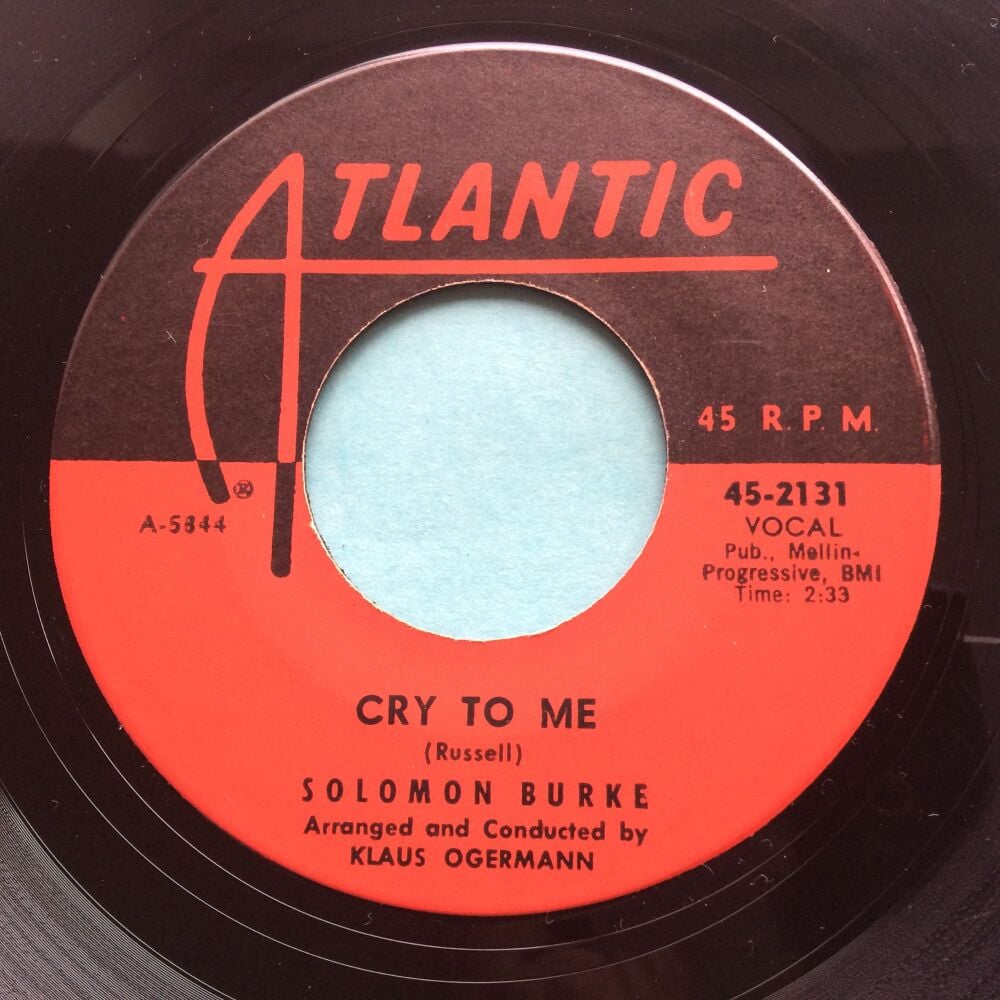 Solomon Burke - Cry to me - Atlantic - Ex-