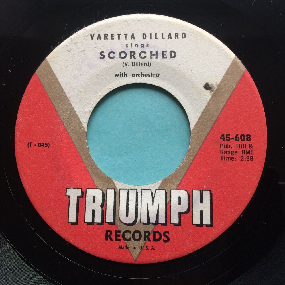 Varetta Dillard - Scorched b/w Good gravy baby - Triumph -Ex-