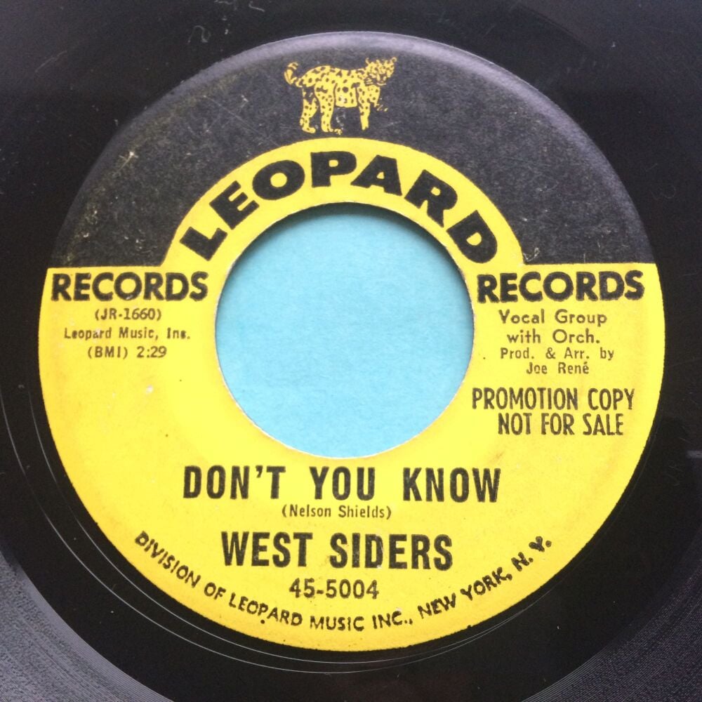 West Siders - Don't you know - Leopard promo - VG+