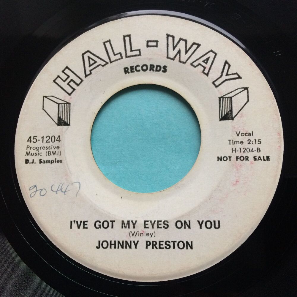 Johnny Preston - I've got my eyes on you - Hall-Way promo - VG+