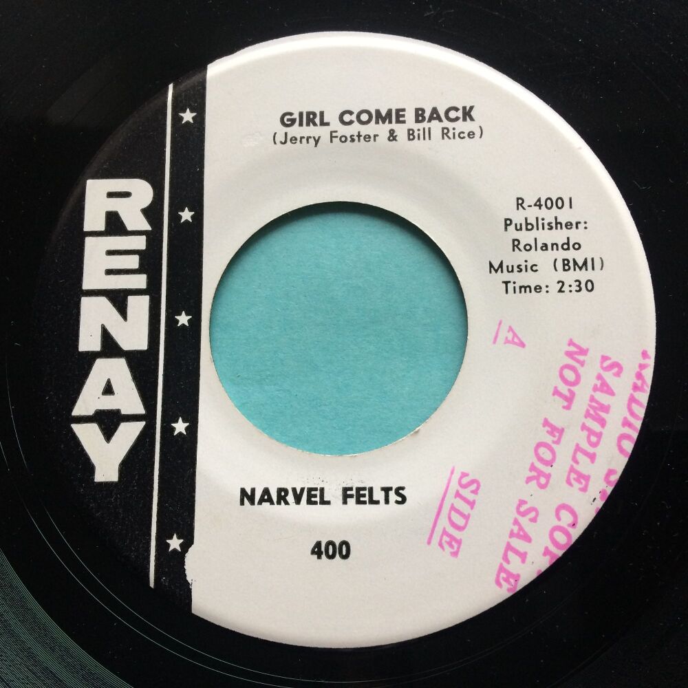 Narvel Felts - Girl come back - Renay - Ex