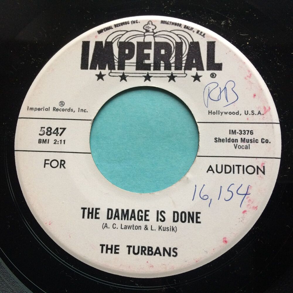 Turbans - The damage is done - Imperial promo - Ex (wol)