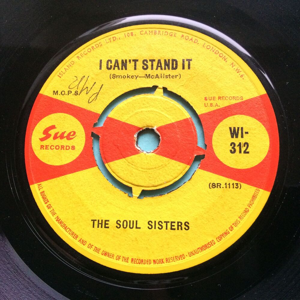 Soul Sisters - I can't stand it - UK Sue - VG+ (wol)