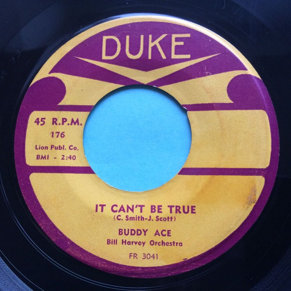 Buddy Ace - It can't be true - Duke - VG+