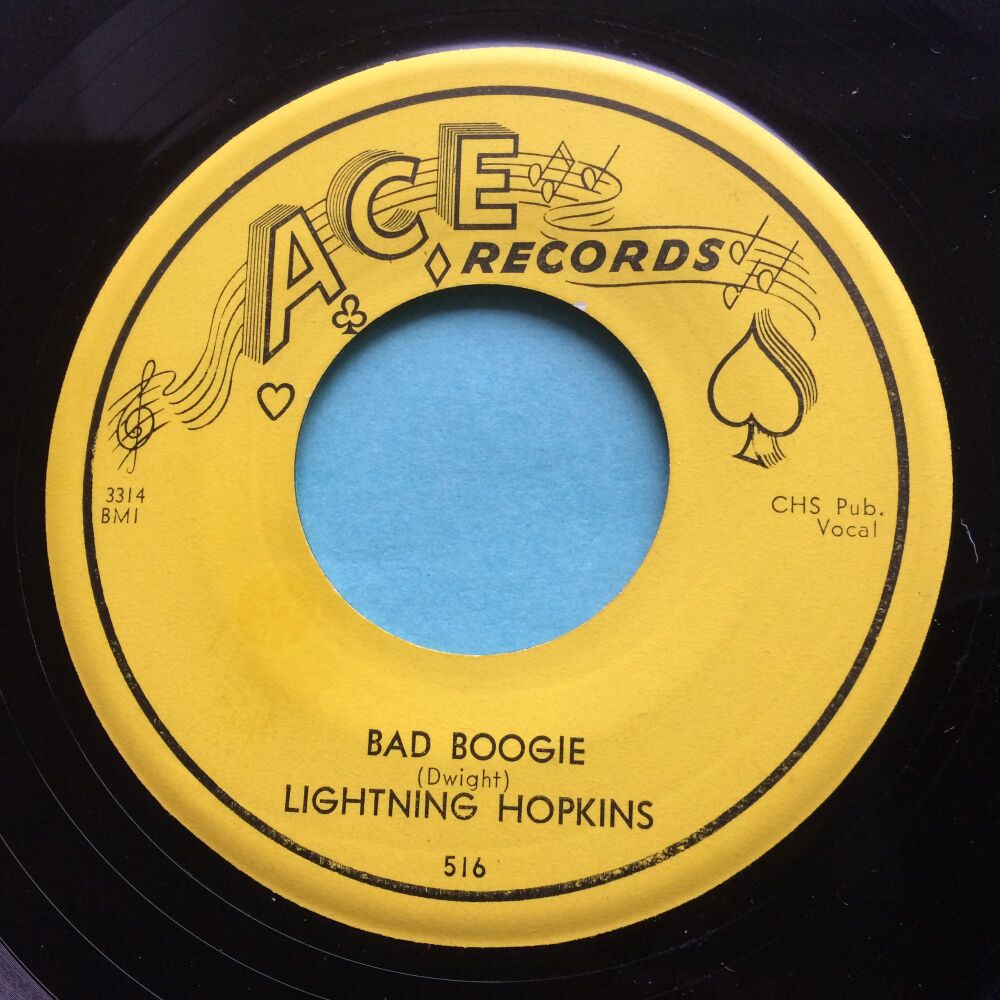 Lightnin' Hopkins - Bad Boogie - Ace - Ex-