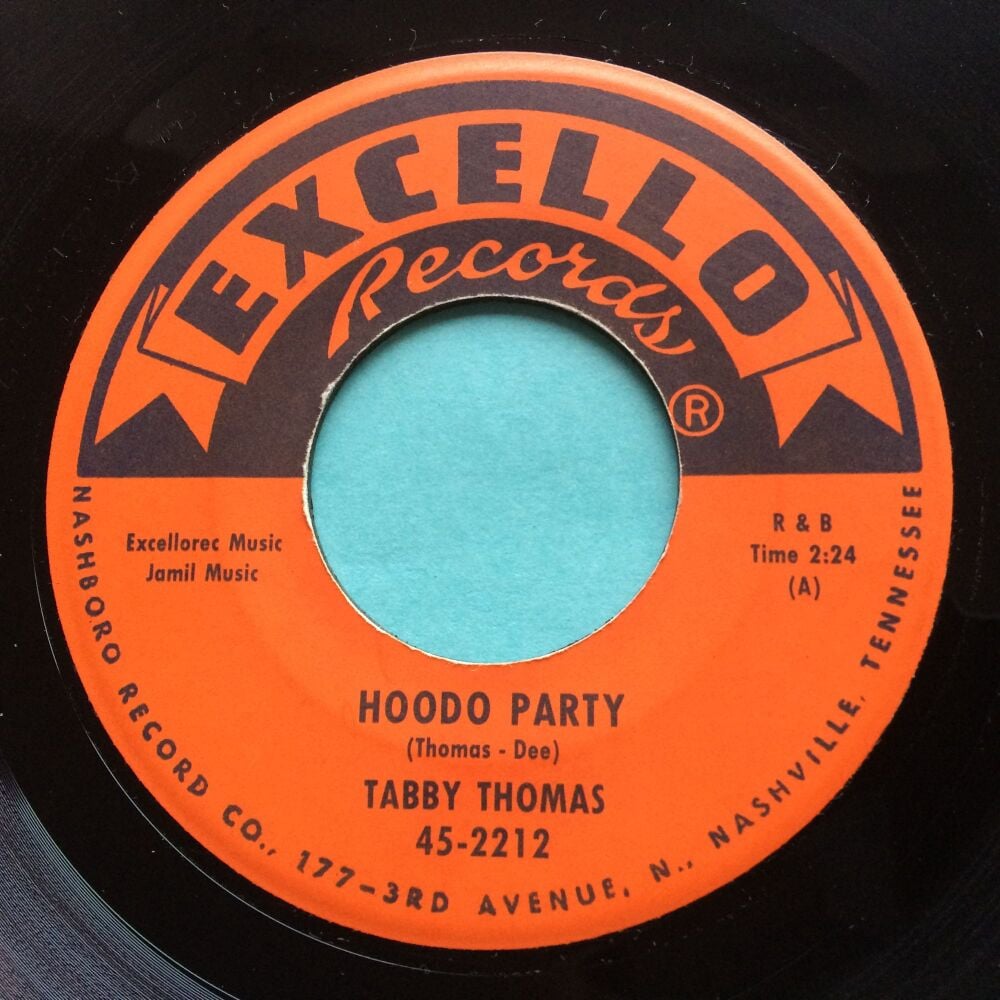 Tabby Thomas - Hoodo Party b/w Roll on ole mule - Excello - Ex-