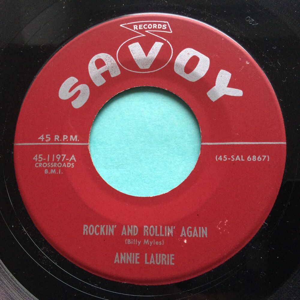 Annie Laurie - Rockin' and rollin' again - Savoy - Ex-