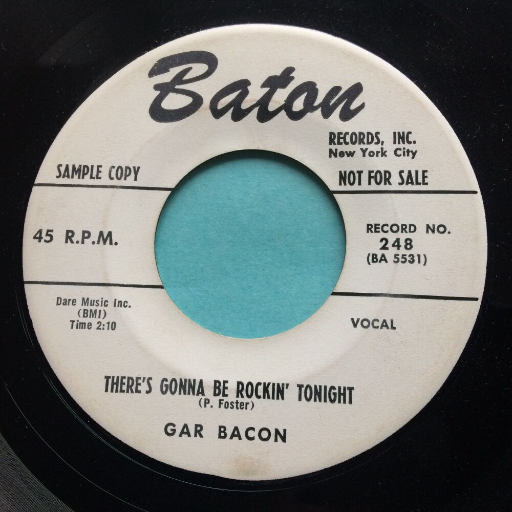 Gar Bacon - There's gonna be rockin' tonight - Baton promo - Ex-