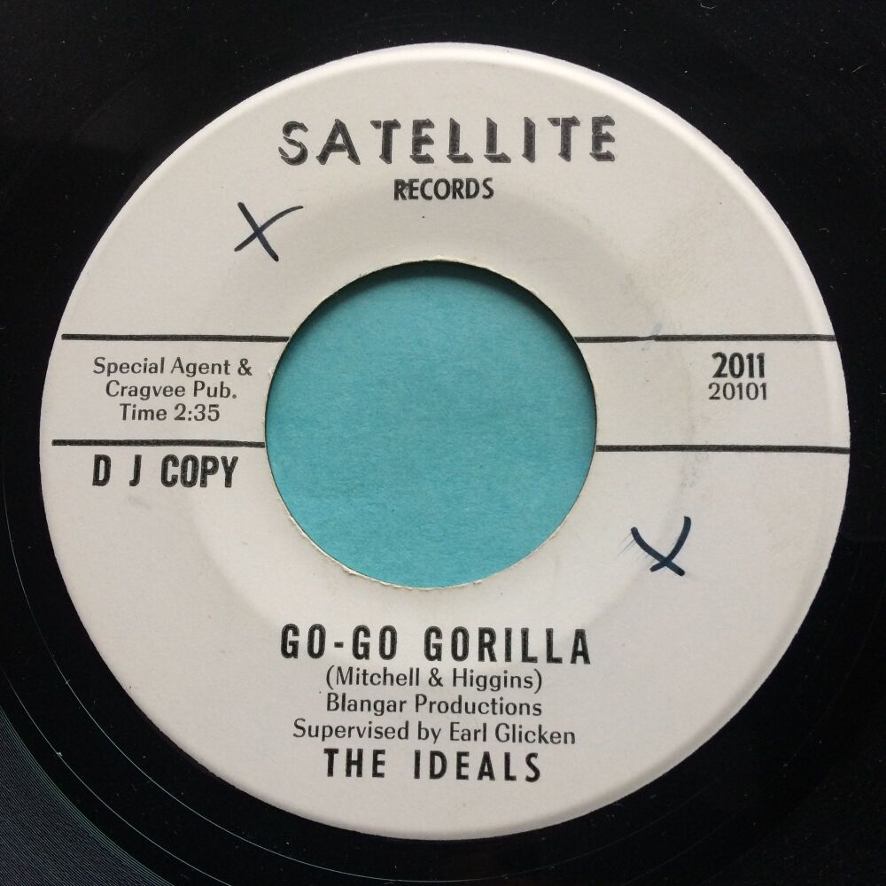 Ideals - Go-Go Gorilla b/w Kissing won't go out of style - Satellite promo - Ex (xol)