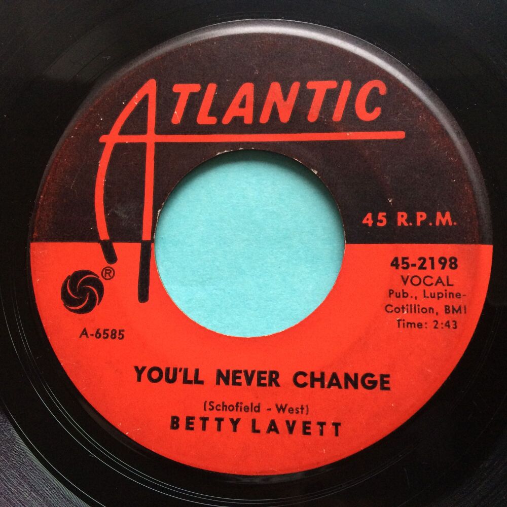 Betty Lavette - You'll never change - Atlantic - VG+