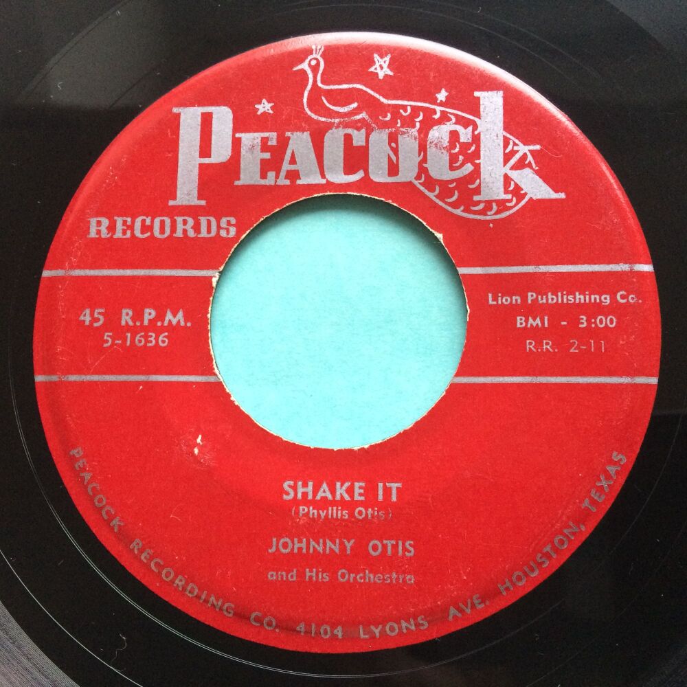 Johnny Otis and his Orchestra - Shake it - Peacock - VG+