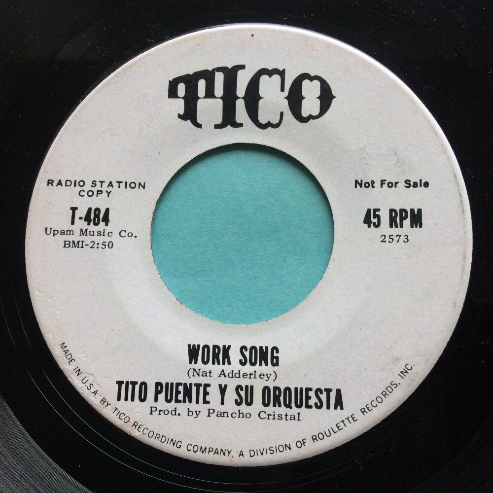 Tito Puente - Work song b/w Fat Mama - Tico promo - Ex-