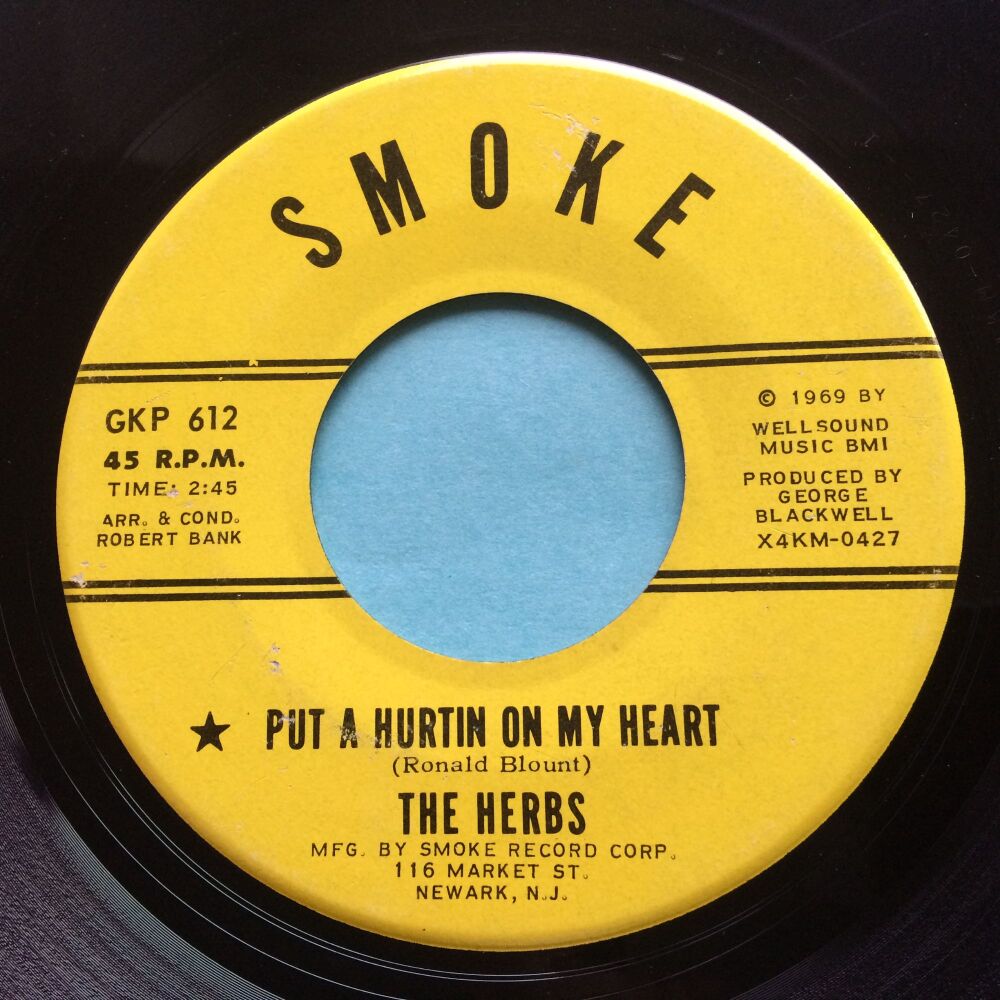 Herbs - Put a hurtin' on my heart b/w There must be an answer - Smoke - Ex-