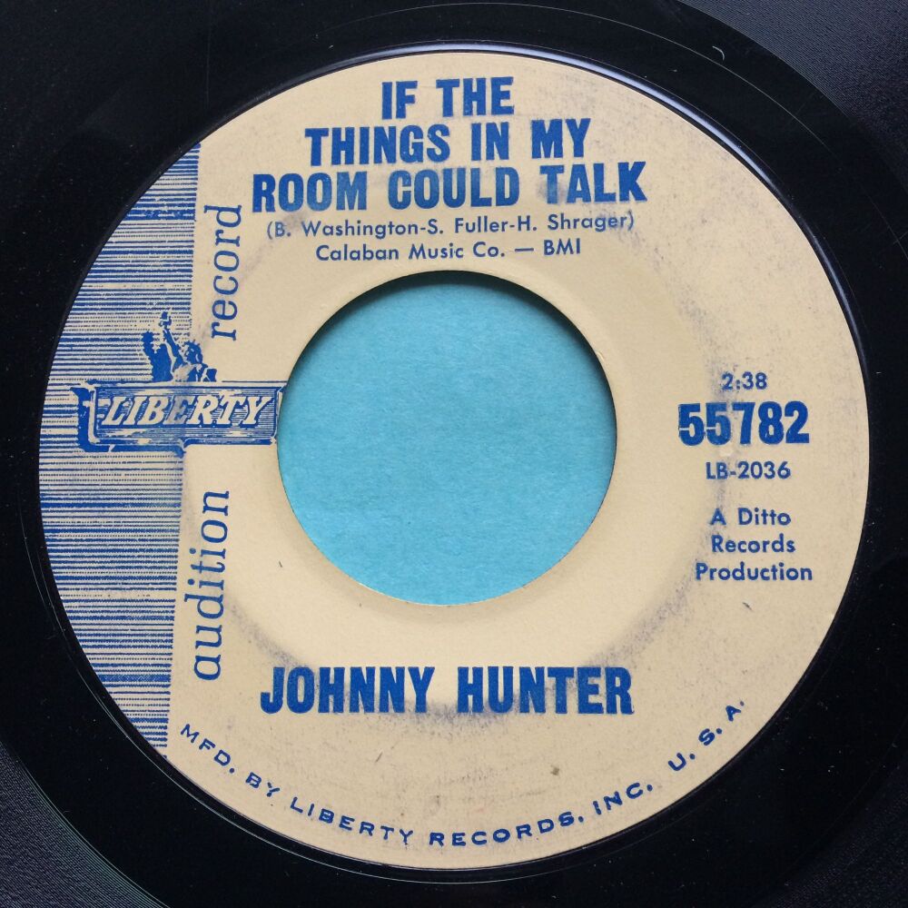 Johnny Hunter - If the things in my room could talk - Liberty promo - VG+