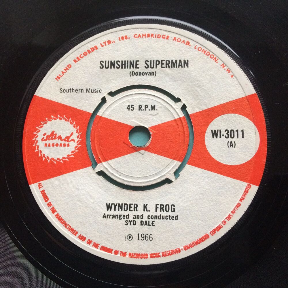 Wynder K Frog - Sunshine superman - UK Island - Ex-