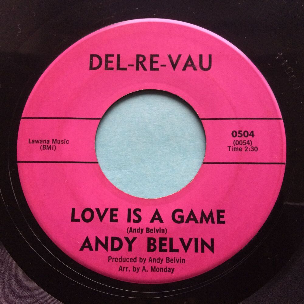Andy Belvin - Love is a game - Del-Re-Vau - VG+
