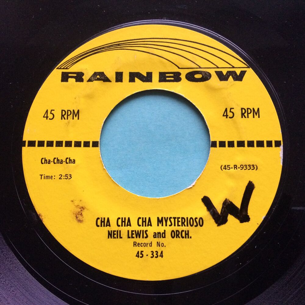 Neil Lewis and Orch. - Cha Cha Mysterioso - Rainbow - VG+