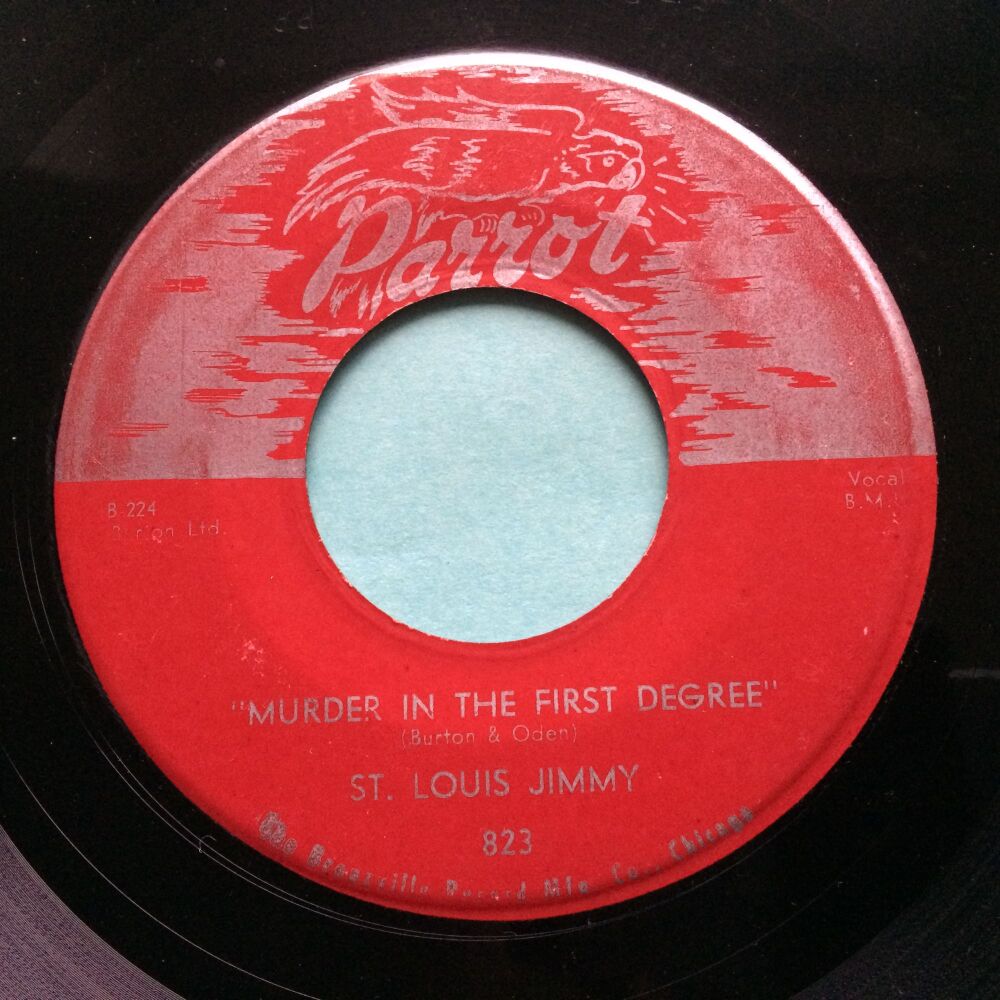 St. Louis Jimmy - Murder in the first degree - Parrot - VG+