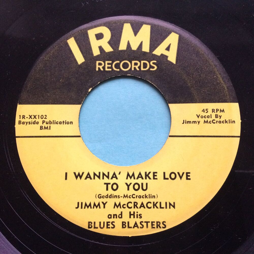 Jimmy McCracklin - I wanna make love to you - Irma - Ex-