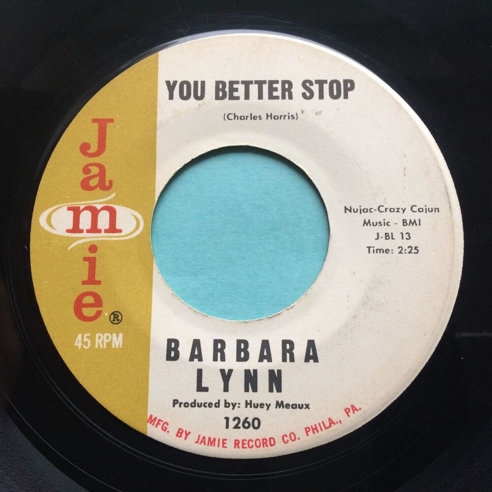 Barbara Lynn - You better stop - Jamie - Ex-
