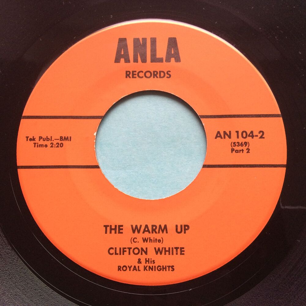 Clifton White - The warm up Pt2 b/w Pt1 - Anla - Ex