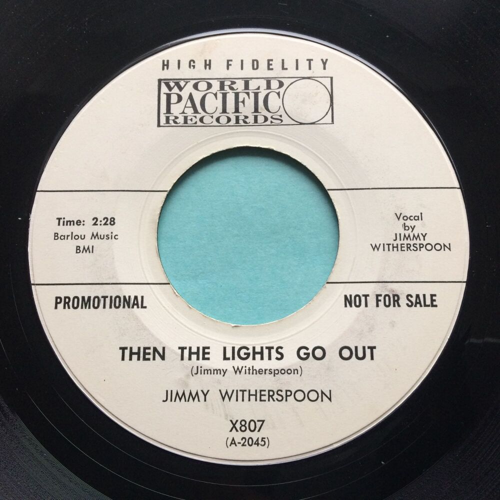 Jimmy Witherspoon - Then the lights go out - World Pacific promo - VG+