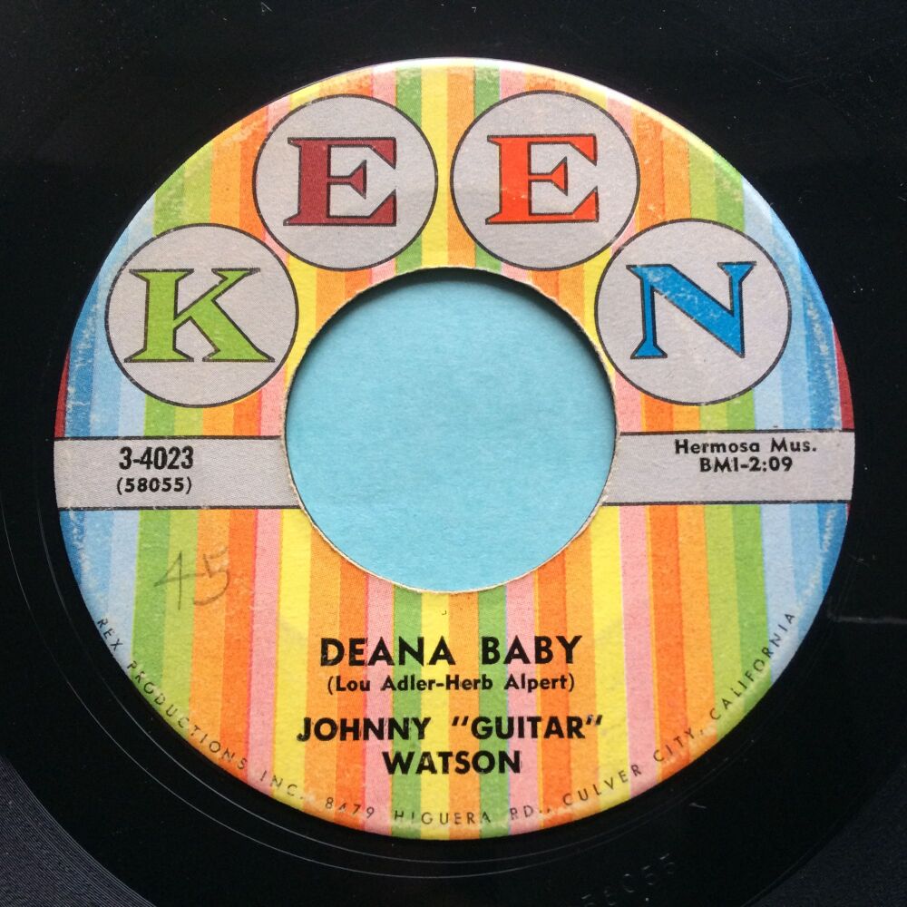 Johnny Guitar Watson - Deana baby - Keen - VG+ (light surface marks)
