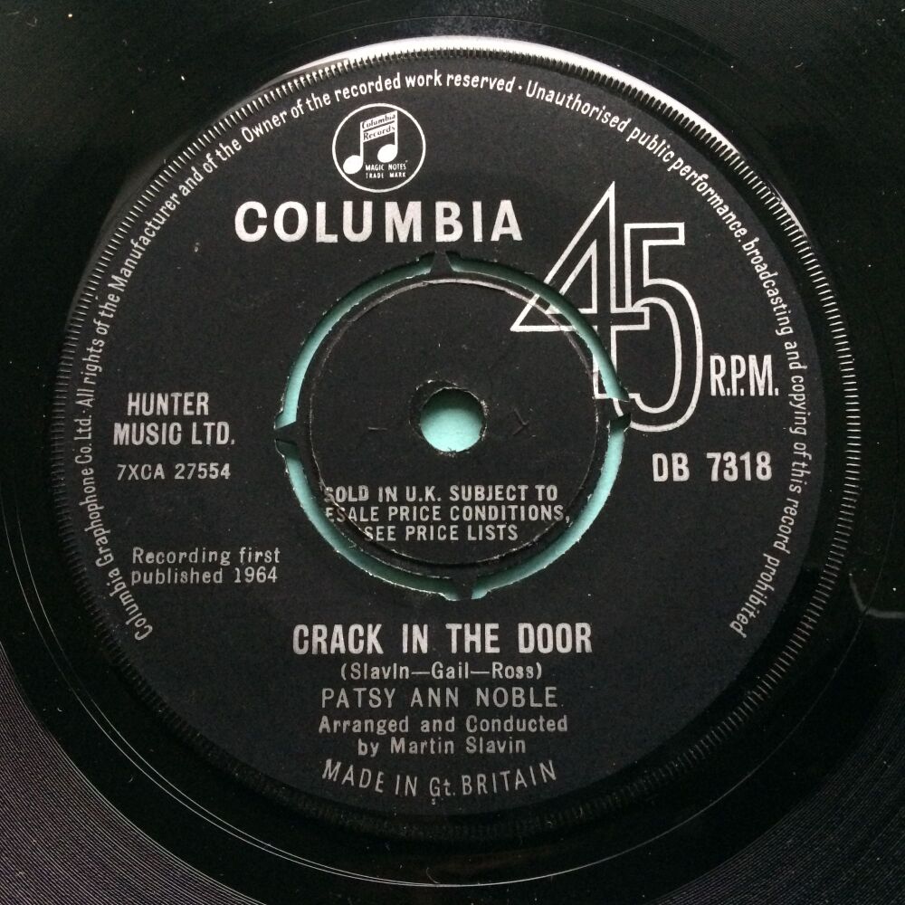 Patsy Ann Noble - Crack in the door - U.K. Columbia - Ex
