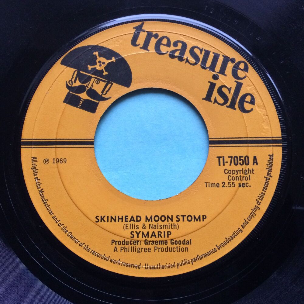Symarip - Skinhead Moon Stomp b/w Must catch a train - Treasure Isle - Ex-