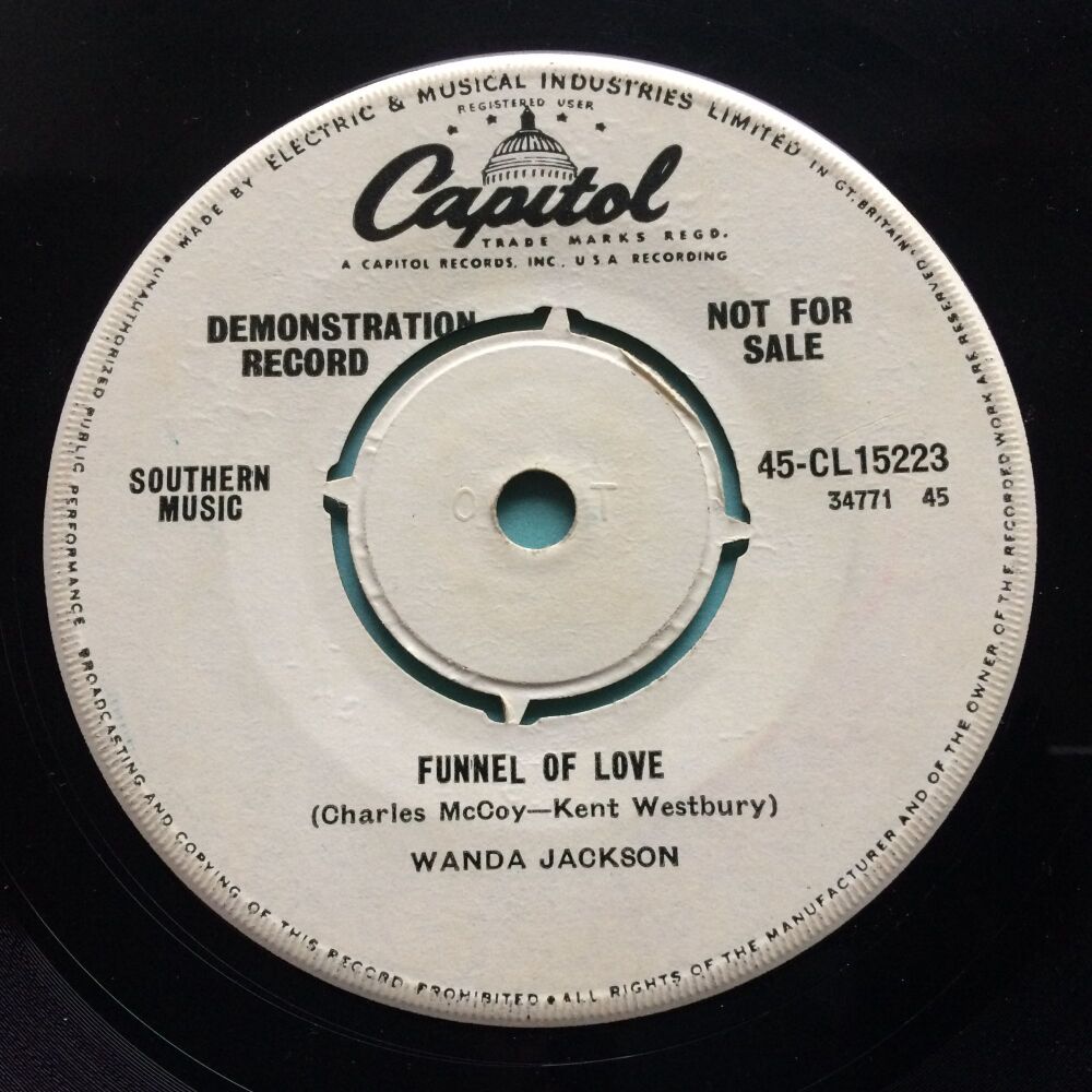 Wanda Jackson - Funnel of love - U.K. Capitol promo - Ex