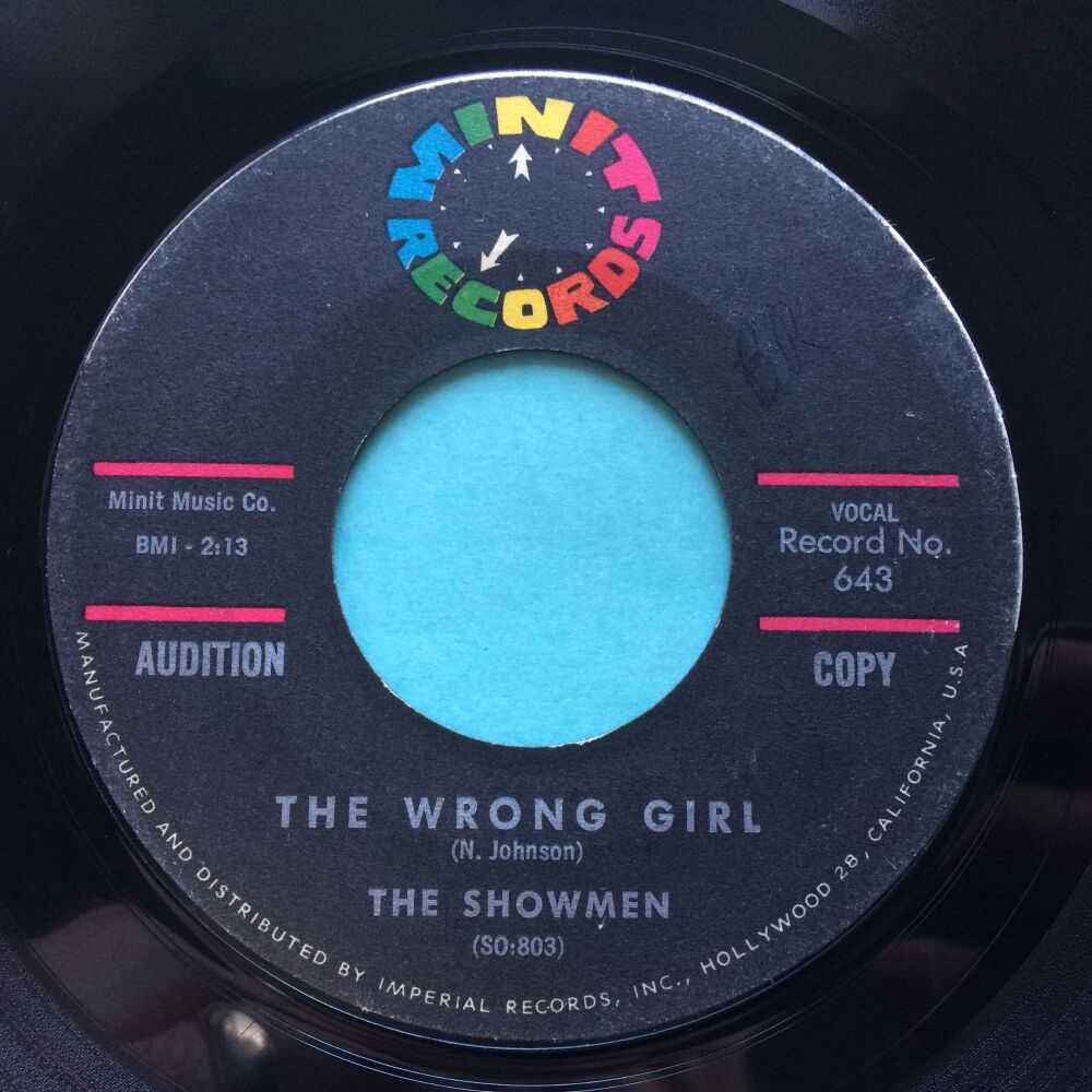 Showmen - The wrong girl - Minit  - Ex