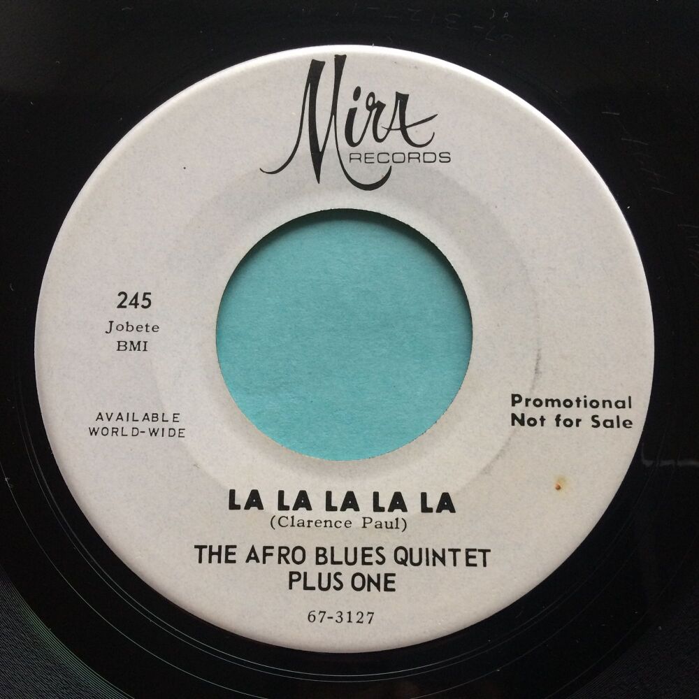 Afro Blues Quintet Plus One - La La La La La - Mira promo - Ex