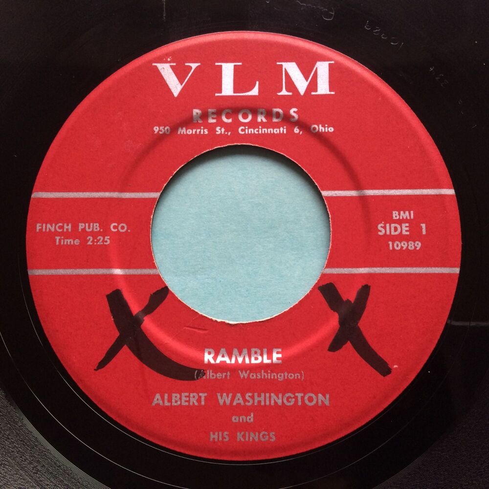 Albert Washington - Ramble b/w You gonna miss me - V-L-M - Ex-