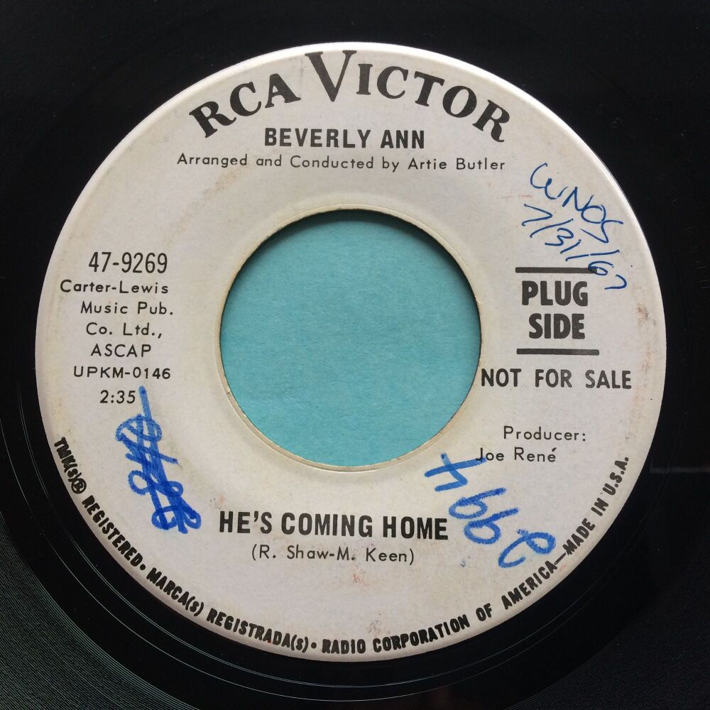 Beverly Ann - He's coming home - RCA promo - Ex- (wol)