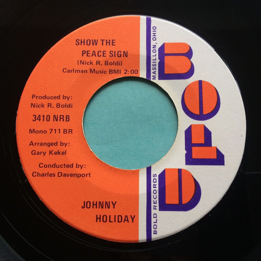 Johnny Holiday - Show the peace sign - Bold - Ex