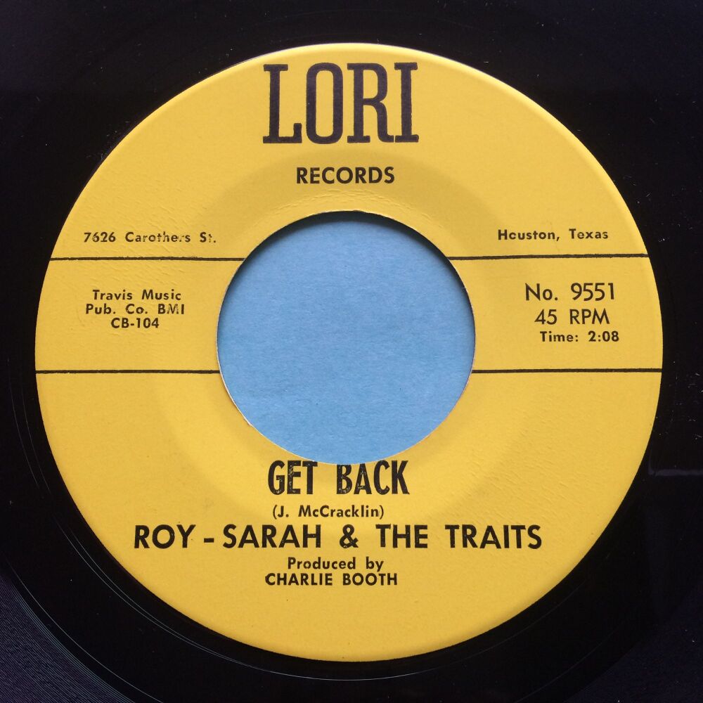 Roy - Sarah & The Traits - Get Back - Lori - Ex