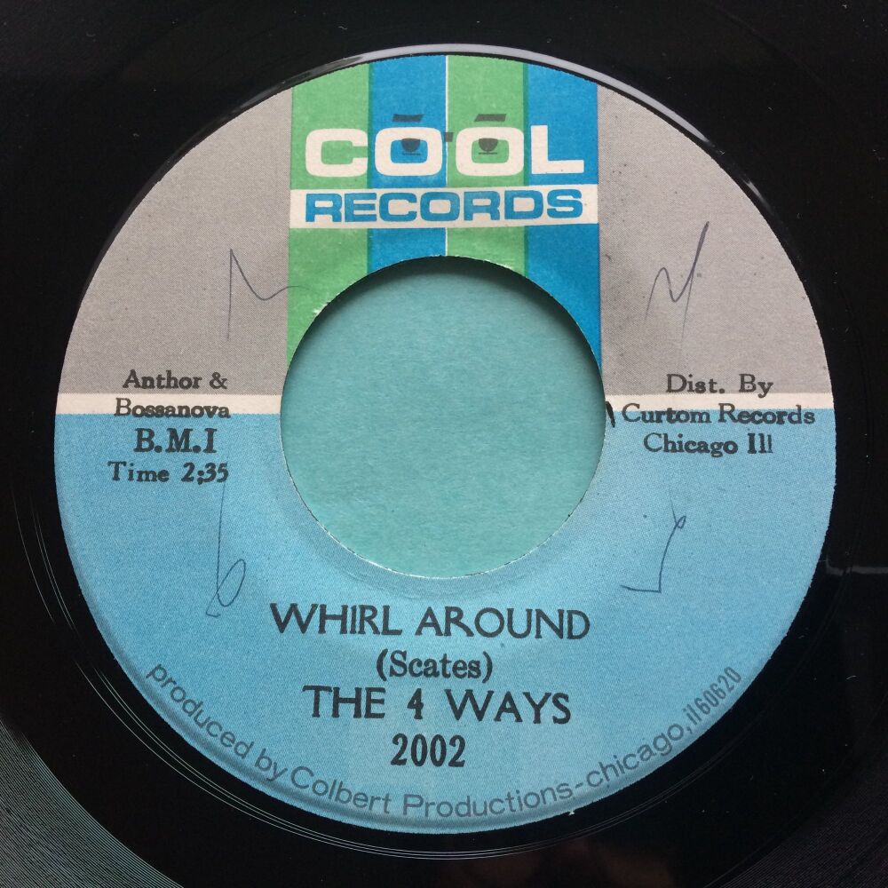 The 4 Ways - Whirl around b/w Rattle Snake - Cool - Ex