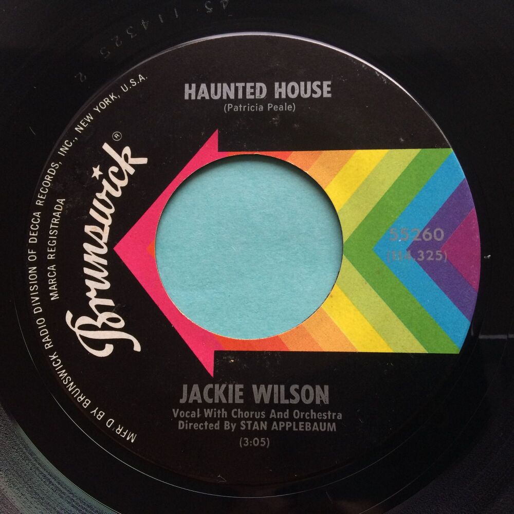 Jackie Wilson - Haunted House b/w I'm travelin' on - Brunswick - Ex