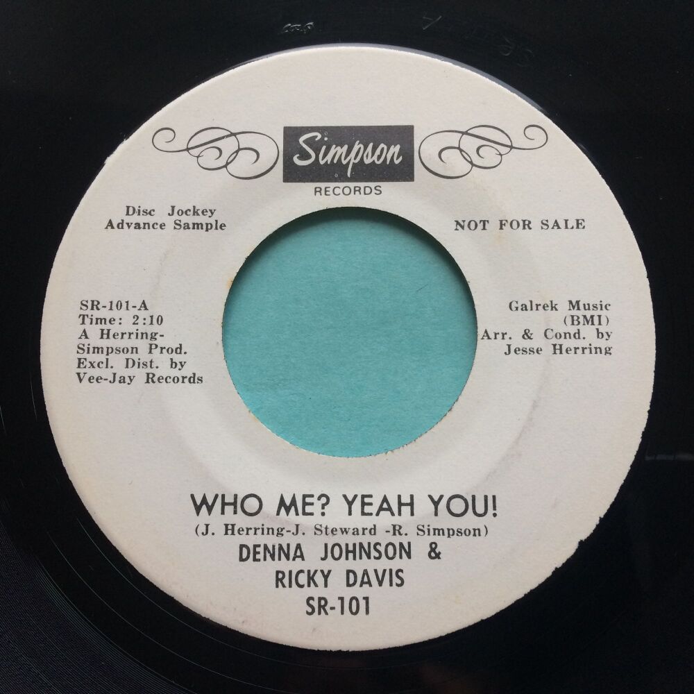 Denna Johnson & Ricky Davis - Who me? Yeah you ! - Simpson promo - Ex