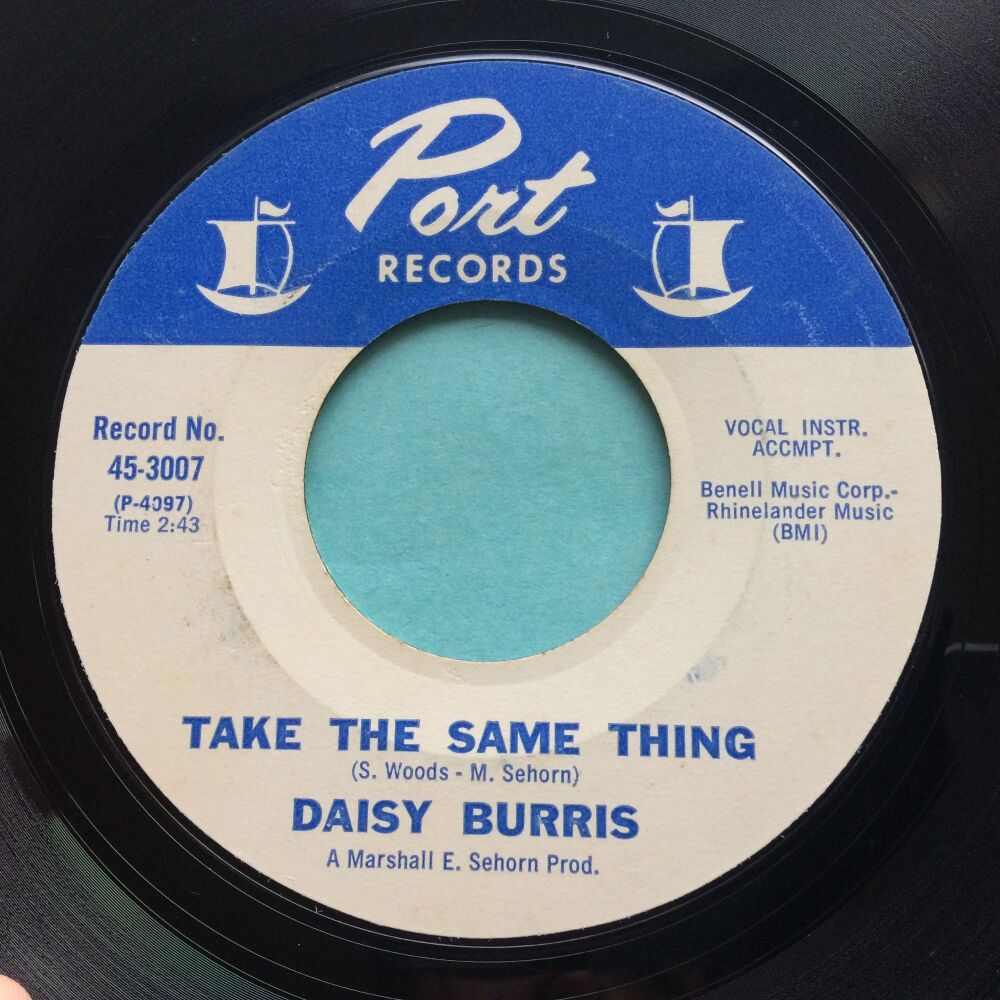 Daisy Burris - Take the same thing - Port - Ex