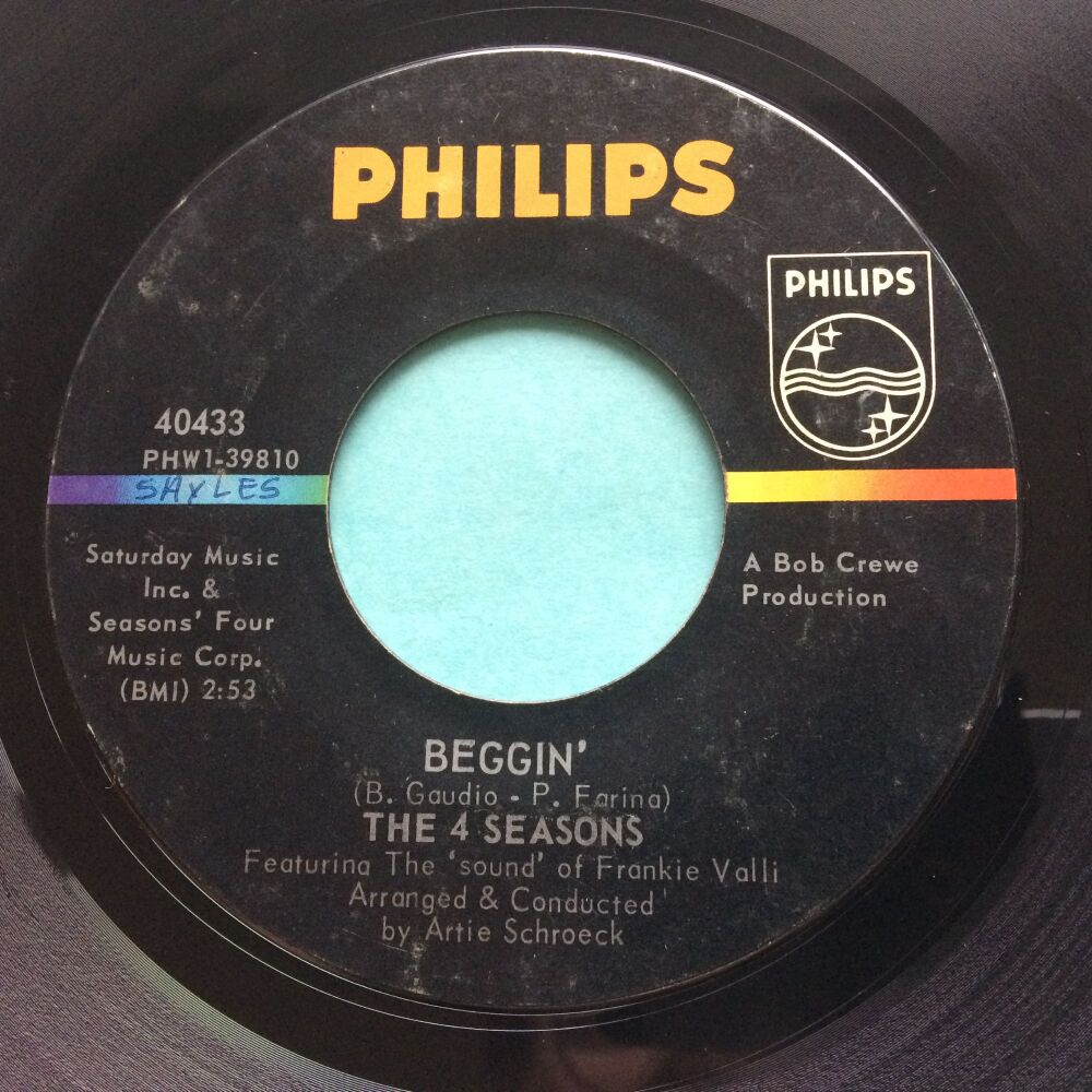The 4 Seasons - Beggin' - Philips - Ex-