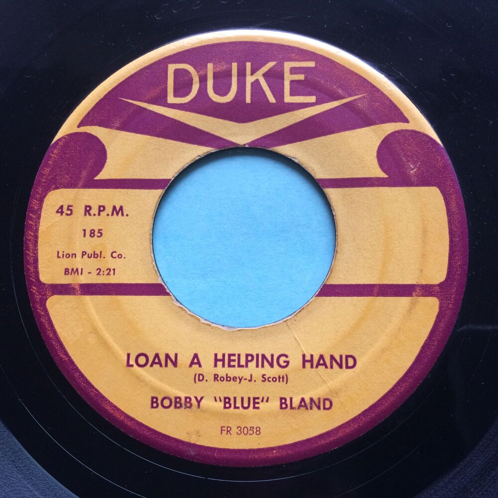 Bobby "Blue" Bland - Loan a helping hand b/w You got me (where you want me) - Duke - VG+